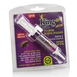 פיתיון ג'ל להדברת תיקנים קינג ג'ל לתיקנים 1 מארז