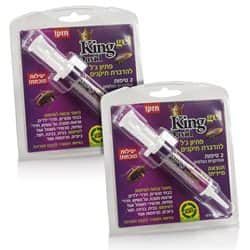 פיתיון ג'ל להדברת תיקנים קינג ג'ל לתיקנים מארז זוגי