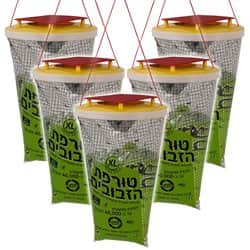 מלכודת זבובים מקצועית טורפת הזבובים אקסטרה לארג' 5 יח'